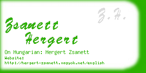 zsanett hergert business card